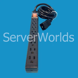 HP 252640-001 8-Port Ext Strip 120V 12A 5-15R C19 - Picture 1 of 3