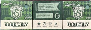 Paquete de 3 jabones naturales en barra Dr Squatch HARRY POTTER Slytherin House Suds Of The Sly - Imagen 1 de 1
