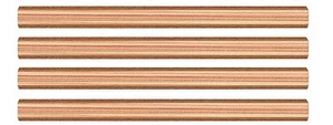 36 lápices de carpintero natural de plomo negro suave planos - ExpressPencilsTM HECHOS EN EE. UU. - Imagen 1 de 1