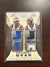2008-09 UD Premier Rare Remnants Jersey /25 Jason Terry Josh Howard Quad Patch