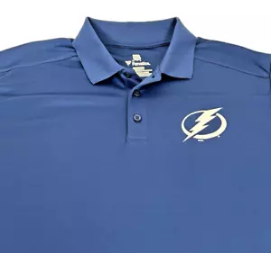 NHL Fanatics Authentic Pro Tampa Bay Lightning Hockey Polo Blue Men’s Size XL - Picture 1 of 6