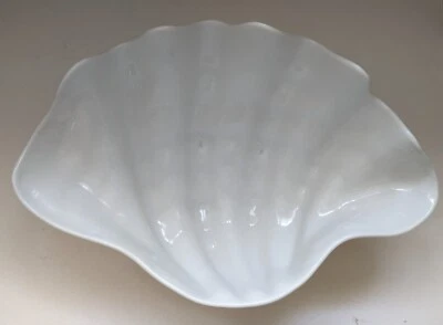 Большая сервировочная чаша из раковины моллюска для вечеринок общественного питания дисплей с белыми морепродуктами креветками 19x12 - Изображение 1 из 4