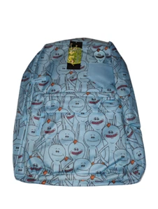 Rick And Morty Mr Meeseeks Mens Blue ConceptOne Adult Swim Backpack New With Tag - Picture 1 of 11
