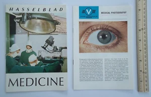 Fotocamere Hasselblad utilizza fotografia medica 2 libretti vintage pubblicità - Foto 1 di 3