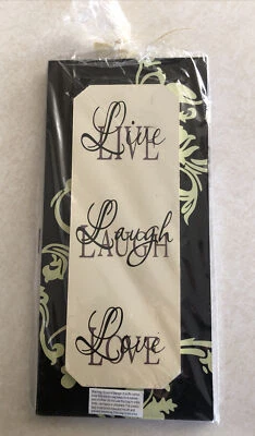 LIVE RISE LOVE 11"" Colgante de Pared por Greenbrier International NUEVO Artículo de Regalo Foto 1 de 4