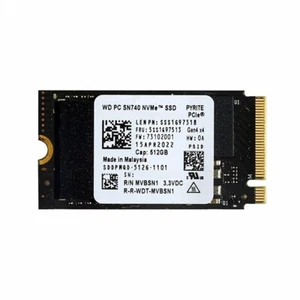 New WD SN740 512GB M.2 2242 NVMe PCIe Gen 4x4 SSD For Dell HP Lenovo Laptop - Picture 1 of 4