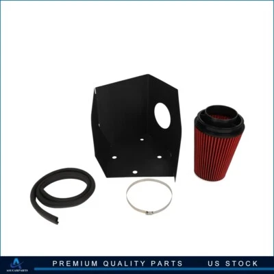 Fits 1994-2002 Dodge Ram 3500 Base 5.9L L6 Short Air Intake Kit + Heat Shield - Image 1 of 4