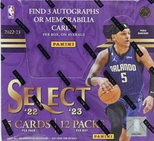2022-23 PANINI SELECT BASKETBALL FACTORY SEALED HOBBY BOX AUTO AUTOGRAPH PRIZMS