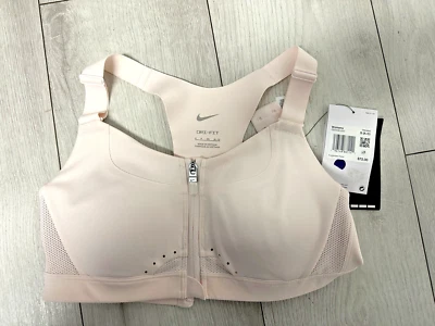 Nike Alpha Sports BRA Womens Small Cup (A-C) Padded High Support Pink MSRP $72 - Image 1 of 4