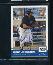 2005 Grandstand #24 Clint Johnston Dunedin Blue Jays Signed Autograph (DO21)