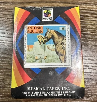 Antonio Aguilar  Latin 8track Mexican Rancheras Corridos - Image 1 of 4