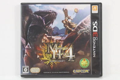 Monster Hunter 4 Nintendo 3DS Japón Importación Vendedor de Estados Unidos 3A06 B Región Bloqueada Foto 1 de 4