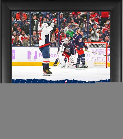 Alex Ovechkin Washington Capitals Framed 15" x 17" 4th in All Time Goals Collage Cover