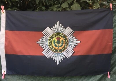 Scots  Guards 5’ x 3’ Colours Flag (SG ) - Image 1 of 2