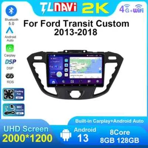 Sistema GPS CarPlay con CPU de 8 núcleos Android 13 para Ford Transit Custom 2013-2018 - Imagen 1 de 48