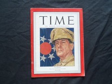 1945 AUGUST 27 TIME MAGAZINE - GENERAL DOUGLAS MACARTHUR - T 983