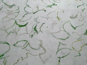 31 Zoll Voutsa Harold Green Colorway 100 % Leinenstoff $ 200 + Einzelhandel - Bild 1 von 22