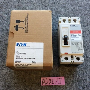 Eaton/Cutler-Hammer Series C EHD2080 2 Pole Circuit Breaker 80 Amp - Picture 1 of 12