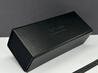 IC Berlin Brillenetui Hartschale Sonnenbrille schwarz Groß L XL magnetisch eckig - Bild 1 von 4