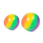 Colorful Rainbow Stress Balls Soft Foam TPR Squeeze Squishy Stress Relief Balls