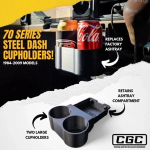 70 79 Series Landcruiser Cupholder Suits Steel Dash Hzj79 Hdj79 HDJ78 Fj75 Fzj75 - Picture 1 of 4