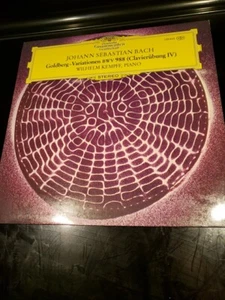 Kempff Johann Sebastian Bach Variation BWV 988 German Made Preowned No Scratches - Picture 1 of 2
