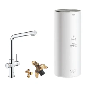 GROHE 30324001 Red Duo Wasserhahn und L-Größe Boiler Chrom - Bild 1 von 3