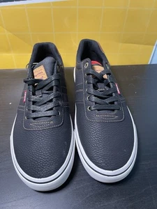 Scarpe sneakers uomo Levi’s Miles cerate impilate nere comode taglia 9,5 - Foto 1 di 7