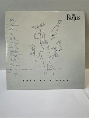 Beatles - Free As A Bird - Used Vinyl Record 7 - X2508z Xmas Time Here Again - Image 1 of 4