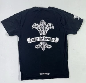 Chrome Hearts Fleur de Lis Black Pocket T-Shirt Size M Graphic Logo Tee LA - Bild 1 von 11