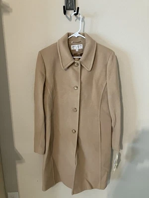Larry Levine Ladies Dress coat Cashmere Lambs wool Size 12 NWT Vintage  - Image 1 of 4