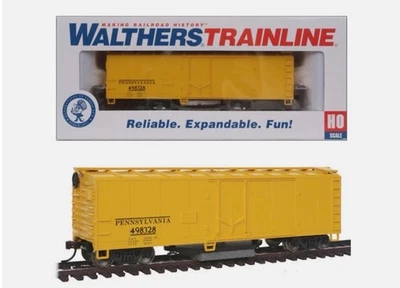 Walthers 931-1483 HO Scale 40' Track Cleaning Car Boxcar Pennsylvania PRR 498328 - Image 1 of 2