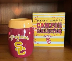Calentador de cera Scentsy Campus Collection USC Trojans University Southern California - Imagen 1 de 5