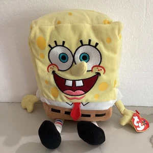 Ty SpongeBob SquarePants Beanie Buddy Peluche 9" NUOVO - Foto 1 di 7