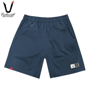 TECHNIST 25S/S Unisex Badminton Shorts Sports Training Pant Navy AsiaFit TNP6578 - Picture 1 of 3