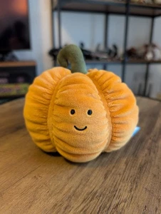 Jellycat I Am Vivacious Pumpkin Genuine Plush BNWT πβ - Picture 1 of 6