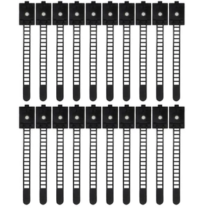 25 Pcs Kabelbinder Draht-Organizer-Clips Kabelmanagement -Krawatten - Photo 1/12