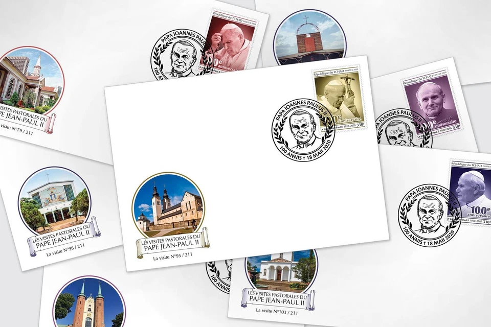 Pope John Paull II - Set of 26 special covers - Image 1 of 1