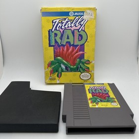 Totally Rad Nintendo NES In Box CIB Game Box No Manual