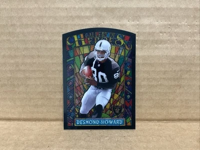 1997 Topps Gallery Gallery of Heroes #GH1 Desmond Howard SP  - Image 1 of 4