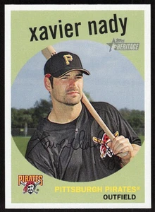 2008 Topps Heritage #267 Xavier Nady - Picture 1 of 2