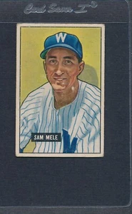 1951 Bowman #168 Sam Mele Senators VG *779 - Picture 1 of 1