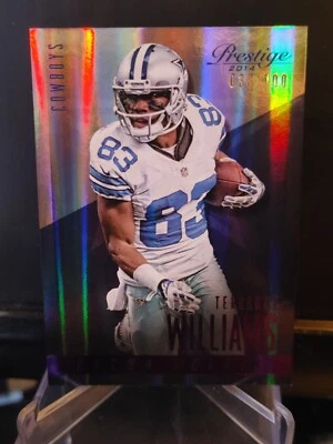 Terrance Williams 2014 Panini Presitge Purple Extra Points #105 -33/100 - Dallas - Image 1 of 2