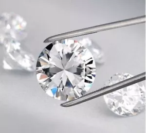 5 Ct Cut Natural D Round-Brilliant Color Loose Lab Grown Diamond certified - Picture 1 of 9