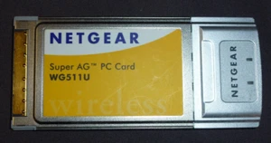 NETGEAR WG511U Double 108 Mbps Wireless PC Card - NOT TESTED - Picture 1 of 2