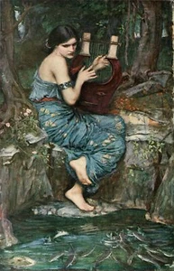 Stampa su tela John William Waterhouse The Charmer Giclée - Foto 1 di 1