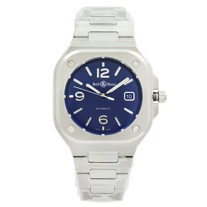 Bell & Ross Instruments Steel Blue Dial Automatic Mens Watch BR05A-BLU-ST/SST - Picture 1 of 7