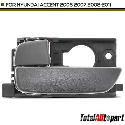 Manija de puerta interior gris (marrón) para conductor trasero Hyundai Accent 2006 2007-2011 Foto 1 de 4