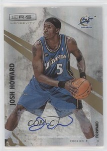 2010-11 Panini Rookies & Stars Longevity Signatures /99 Josh Howard #46 Auto