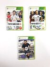 Xbox 360 Video Game Soccer Sports Bundle FIFA Soccer 11, 12, 13 LOT OF 3